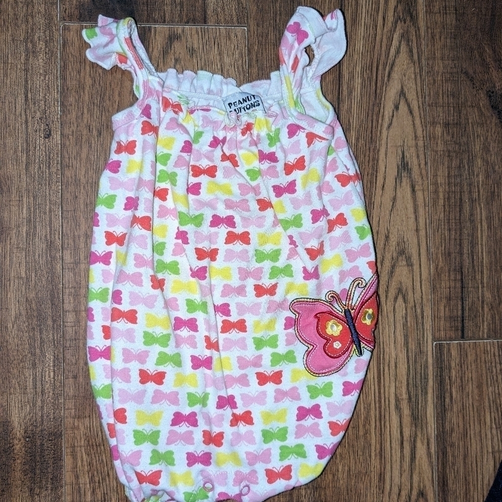 Peanut Buttons 18M Baggy Butterfly Bodysuit